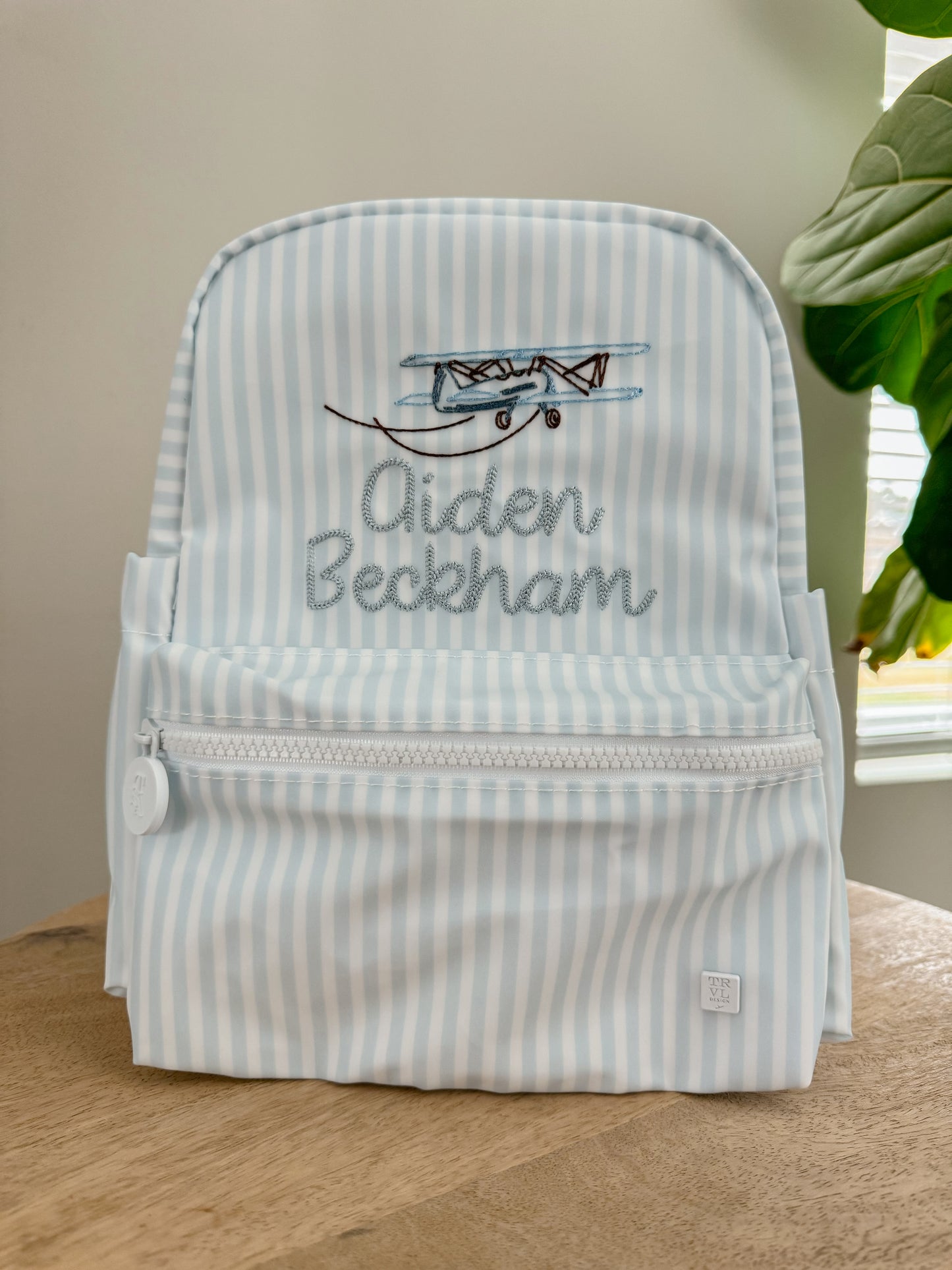 TRVL BLUE PIMLICO STRIPE MINI BACKPACK