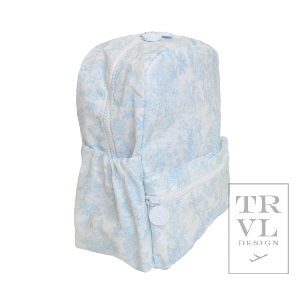 TRVL BLUE TOILE MINI BACKPACK