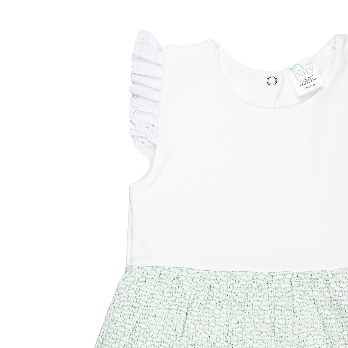 Eyelet Trim Toddler Dress