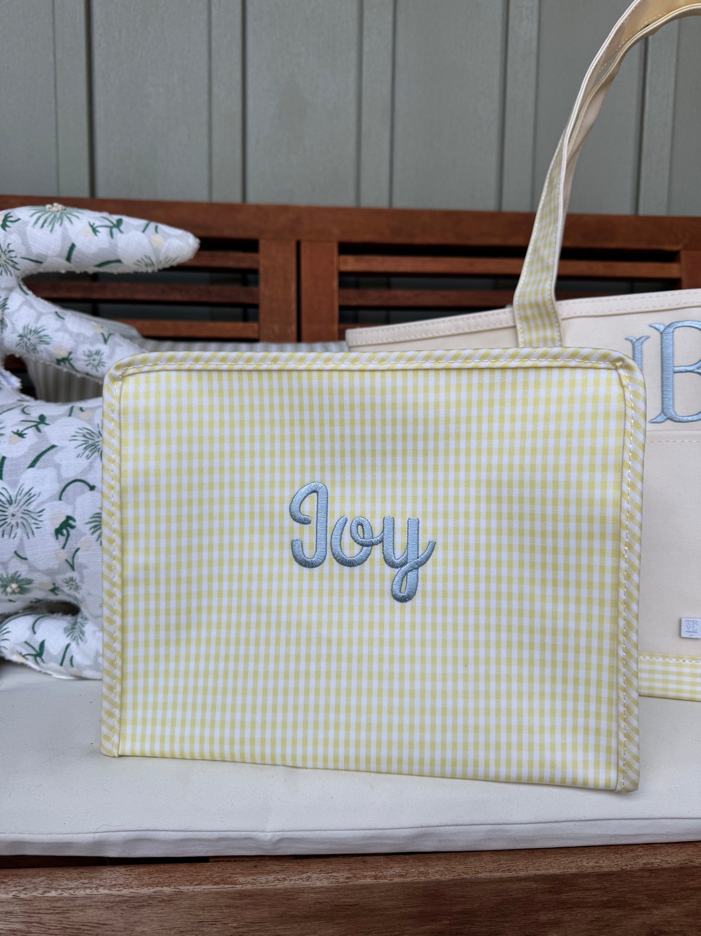 TRVL Butter Yellow Gingham Roadies