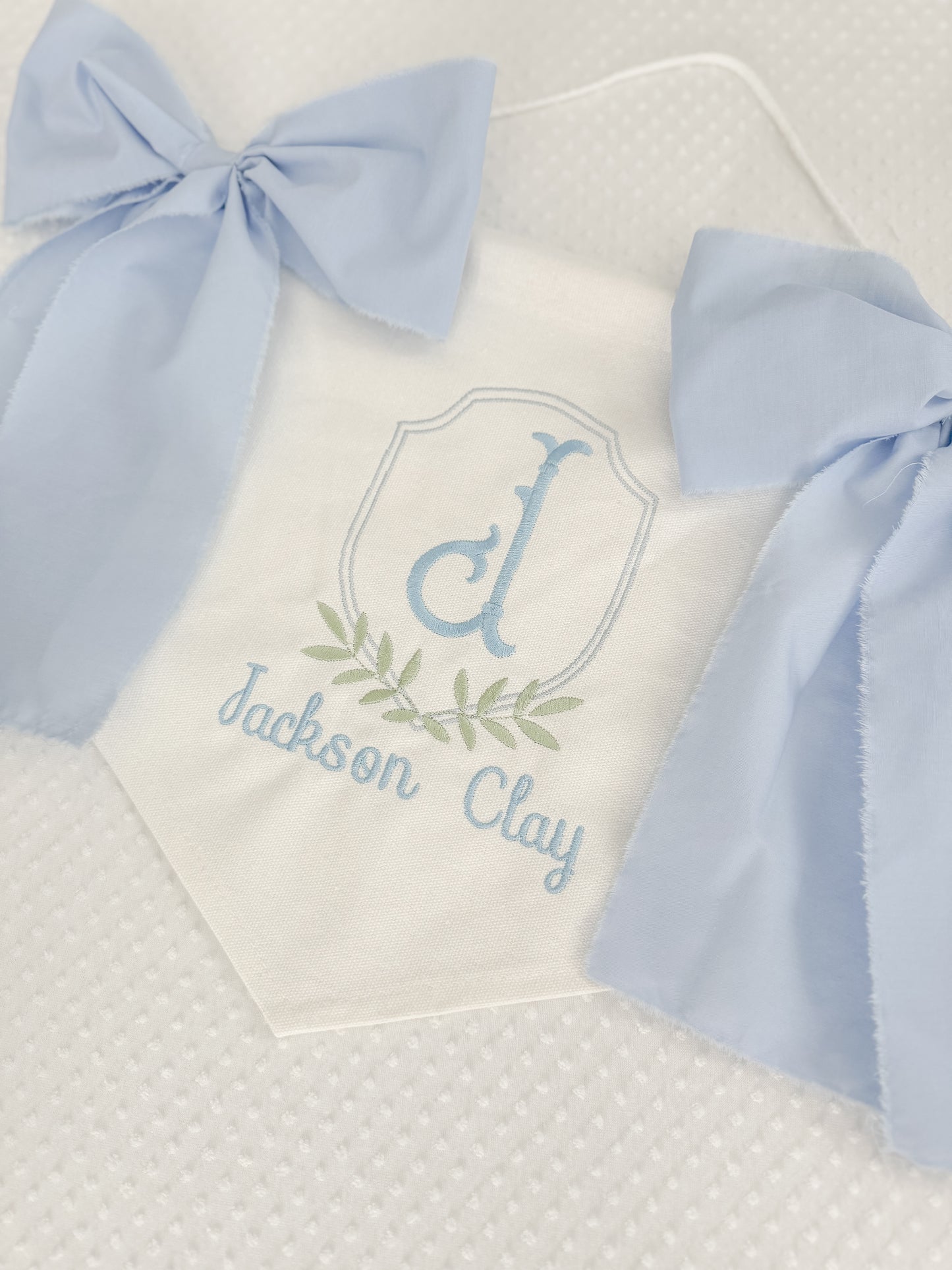 Embroidered Boys Classic Banner