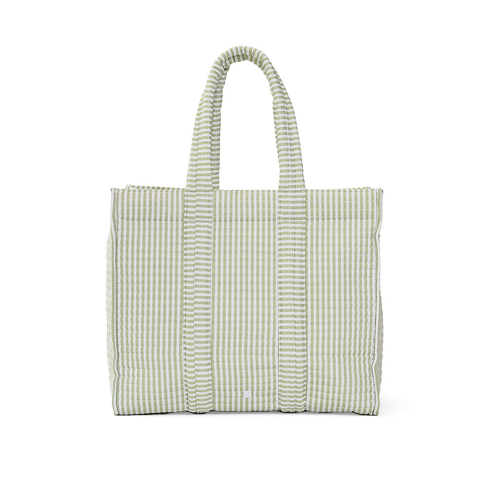 TRVL Pimlico Stripe Sage GO GO TOTE
