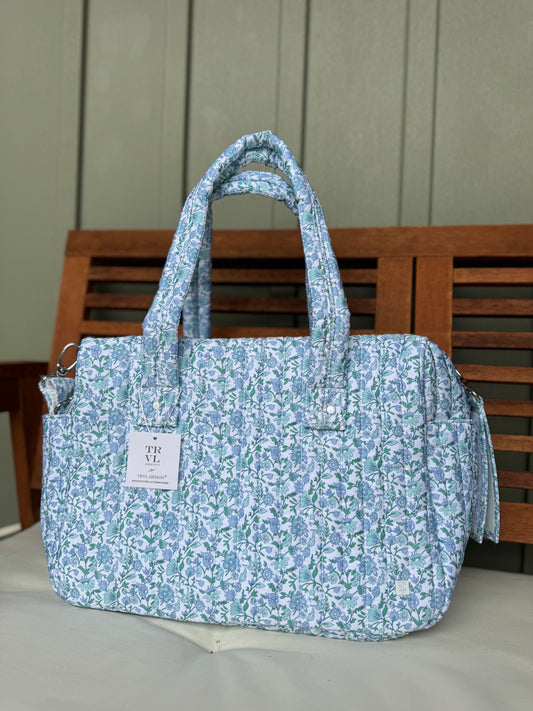 TRVL QUILTED HAMPTON FLORAL STROLLER BAG