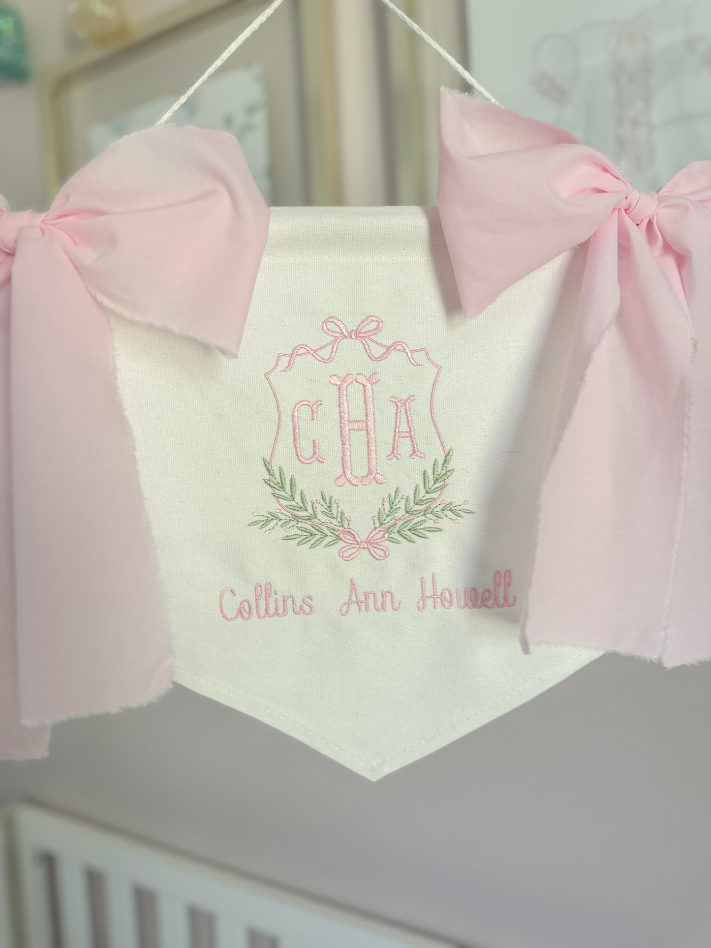 Embroidered Girls Classic Banner