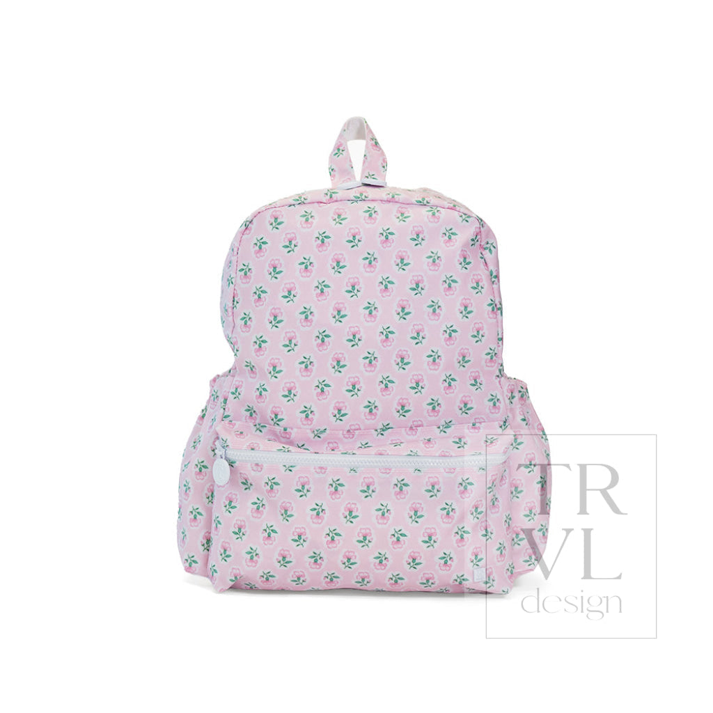 TRVL PETITE FLEUR PINK BACKPACK