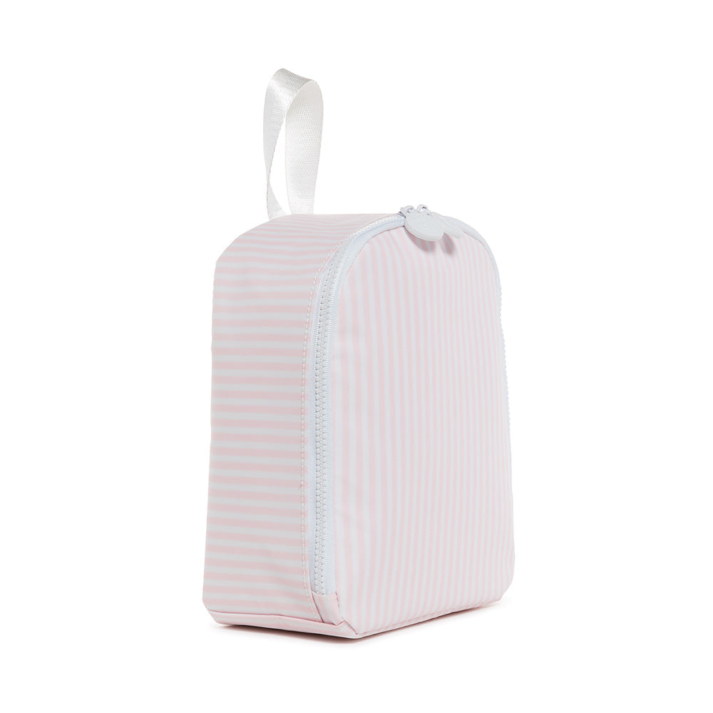 TRVL PINK PIMLICO STRIPE LUNCHBOX