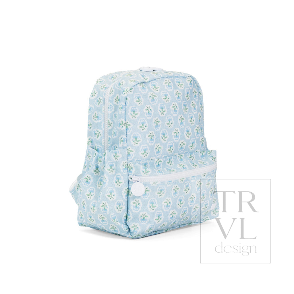 TRVL PETITE FLEUR BLUE MINI BACKPACK