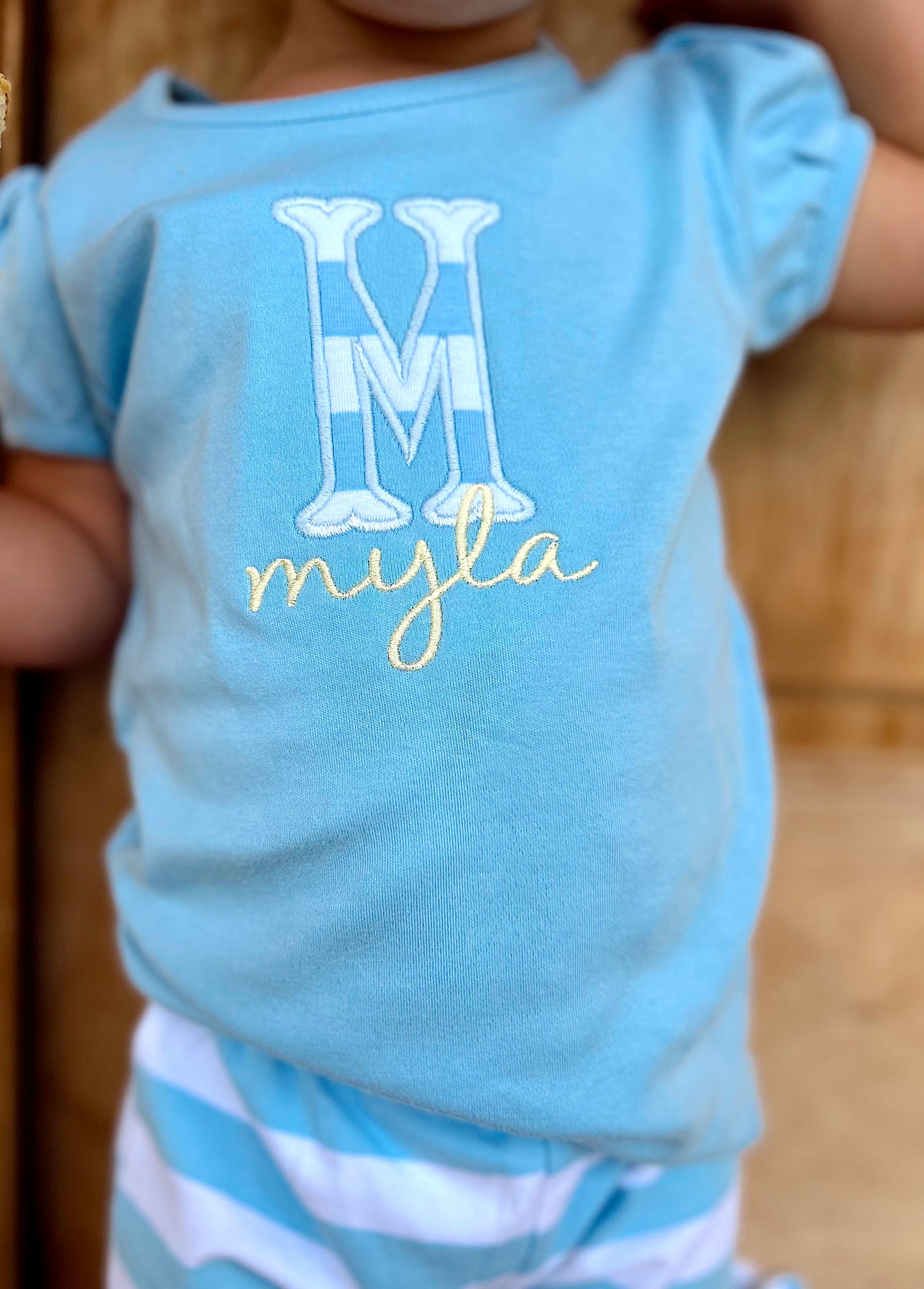 Girls Embroidered Everyday Appliqué Set