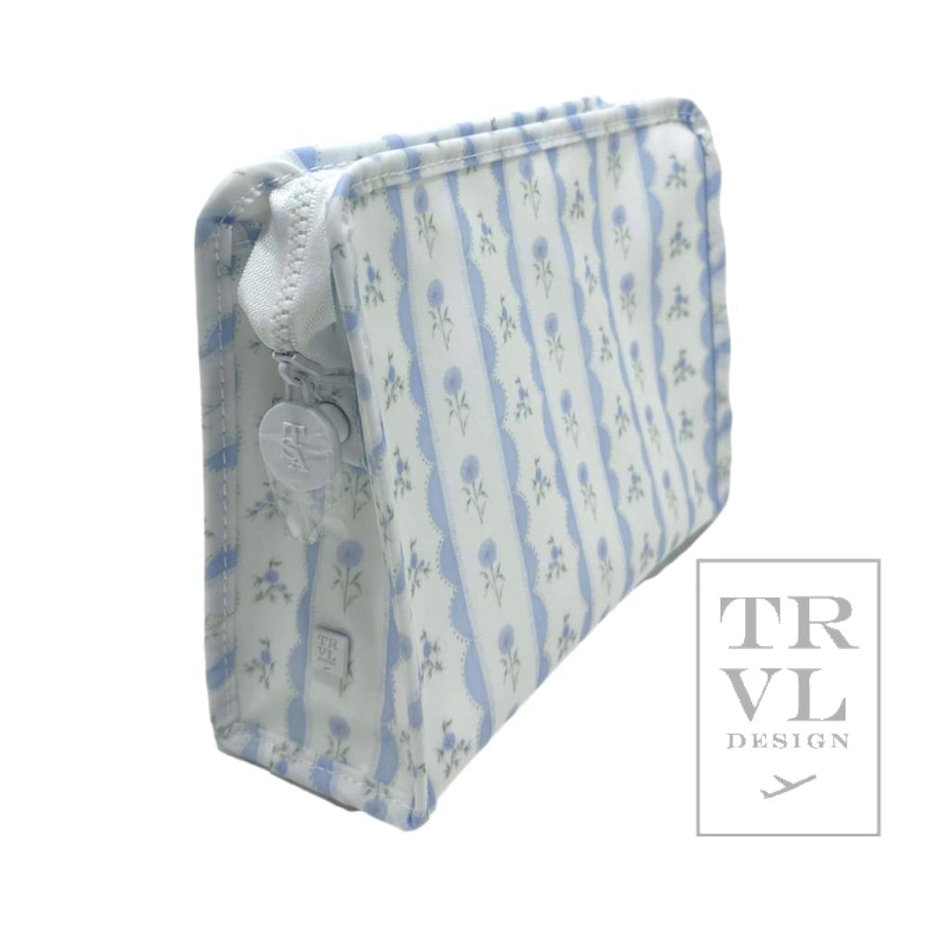 TRVL LARGE BLUE RIBBON FLORAL ROADIE