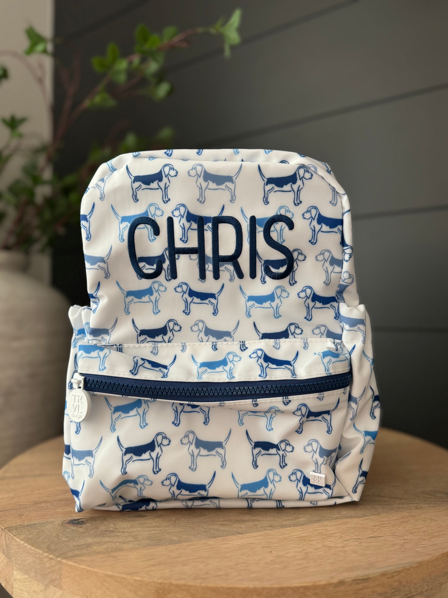 TRVL BLUE PUPPY LOVE MINI BACKPACK