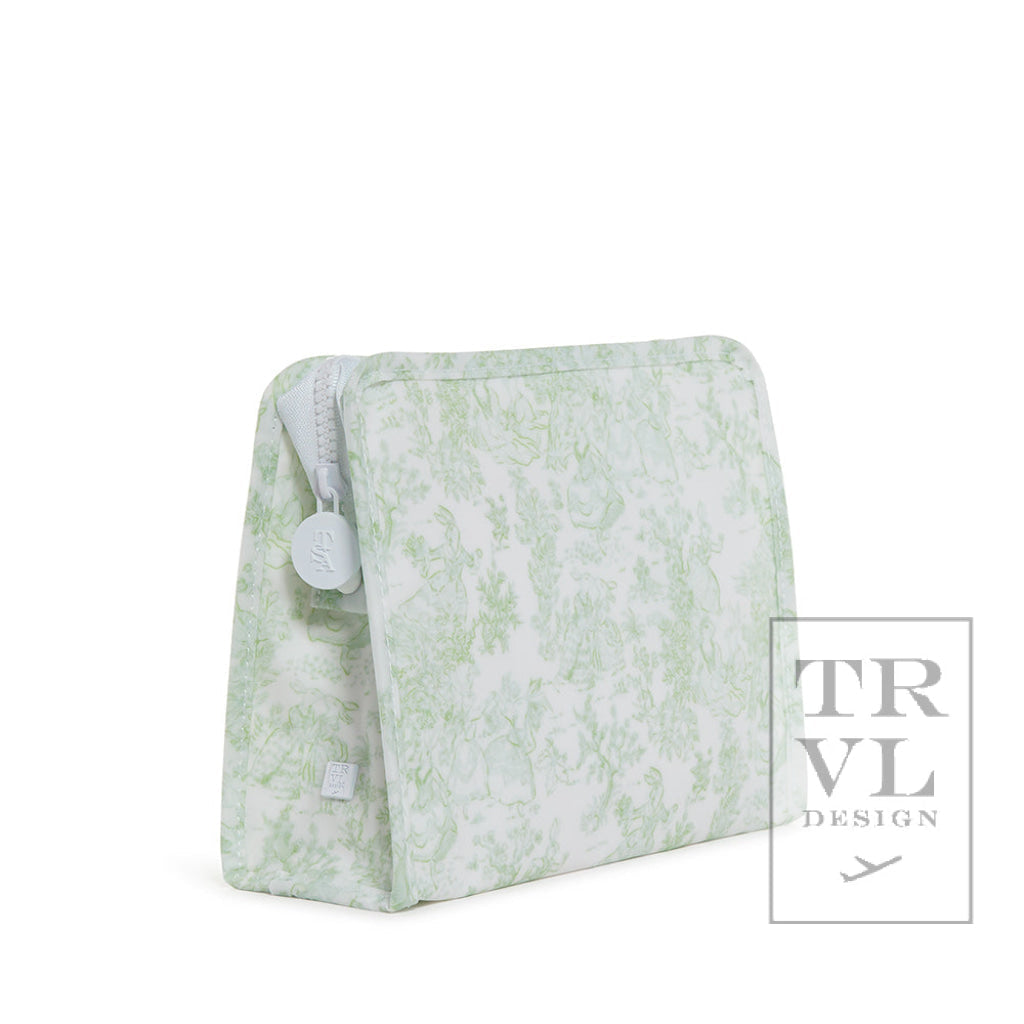 TRVL MEDIUM GREEN TOILE ROADIE