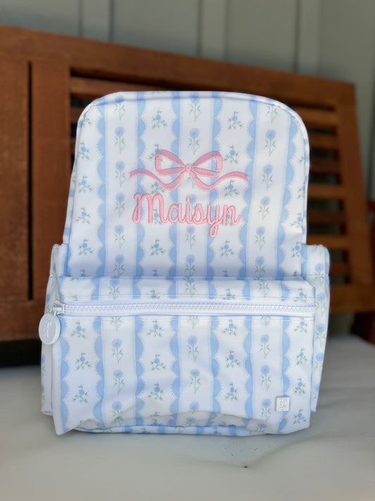 TRVL BLUE RIBBON FLORAL MINI BACKPACK