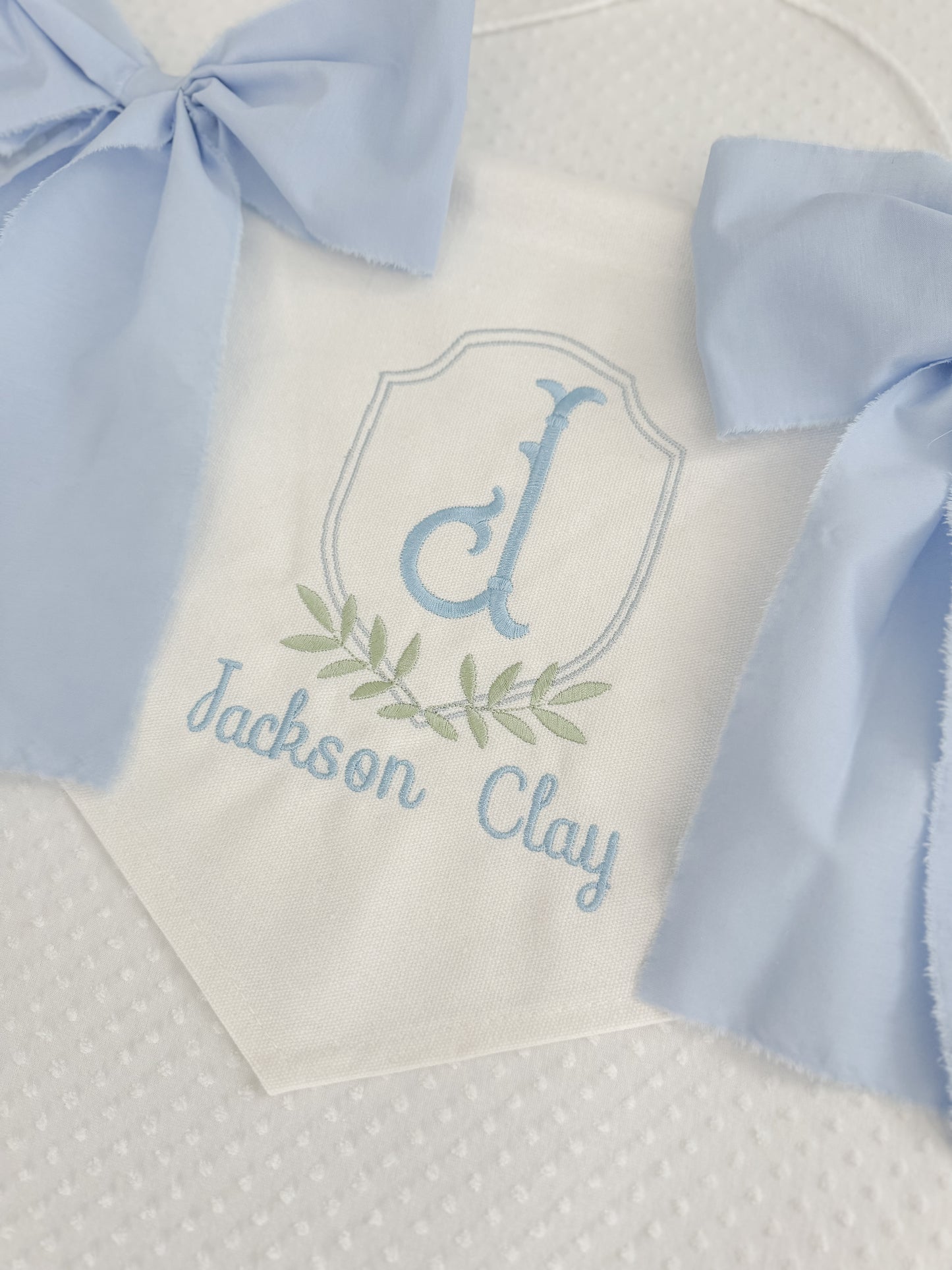 Embroidered Boys Classic Banner