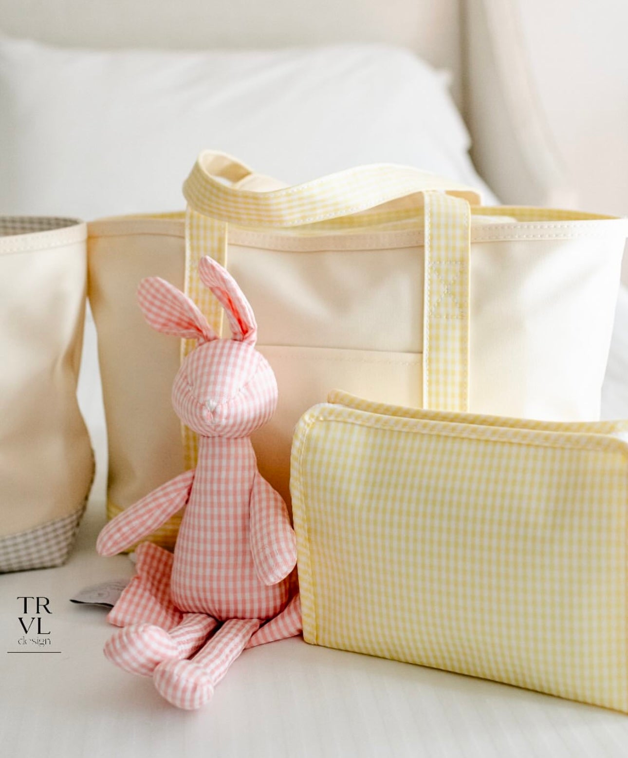 TRVL Butter Yellow Gingham Roadies