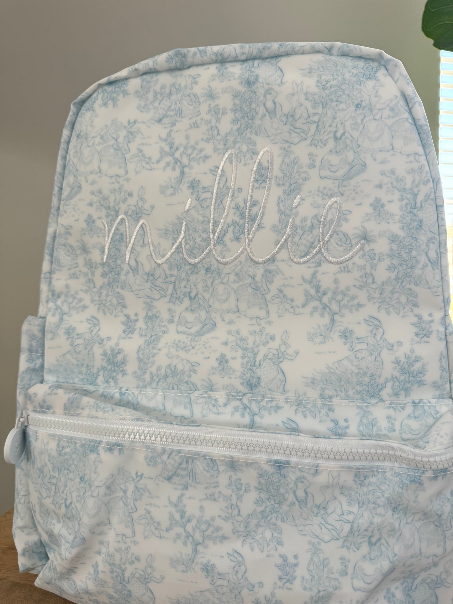 TRVL BLUE TOILE BACKPACK