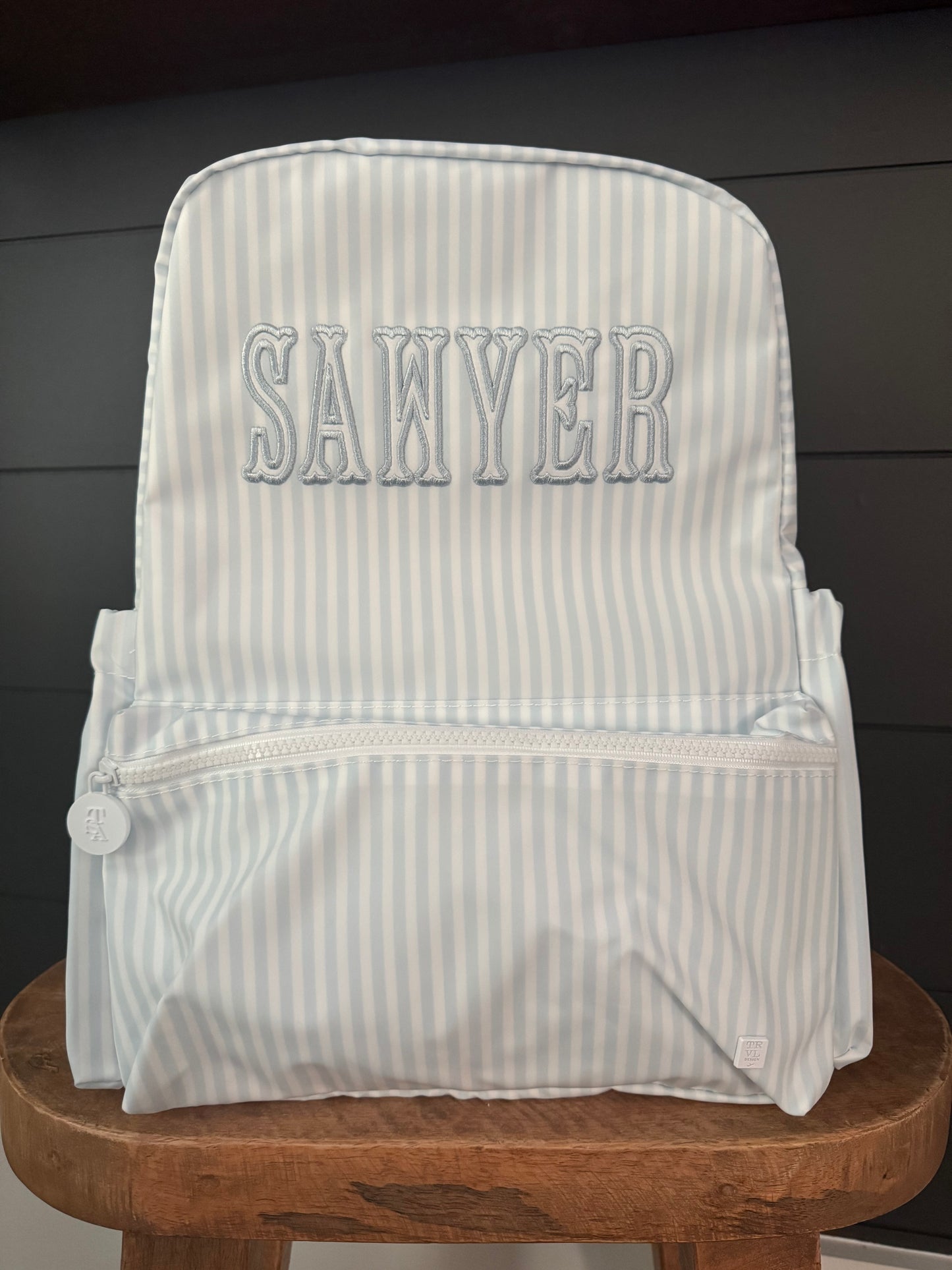 TRVL BLUE PIMLICO STRIPE BACKPACK