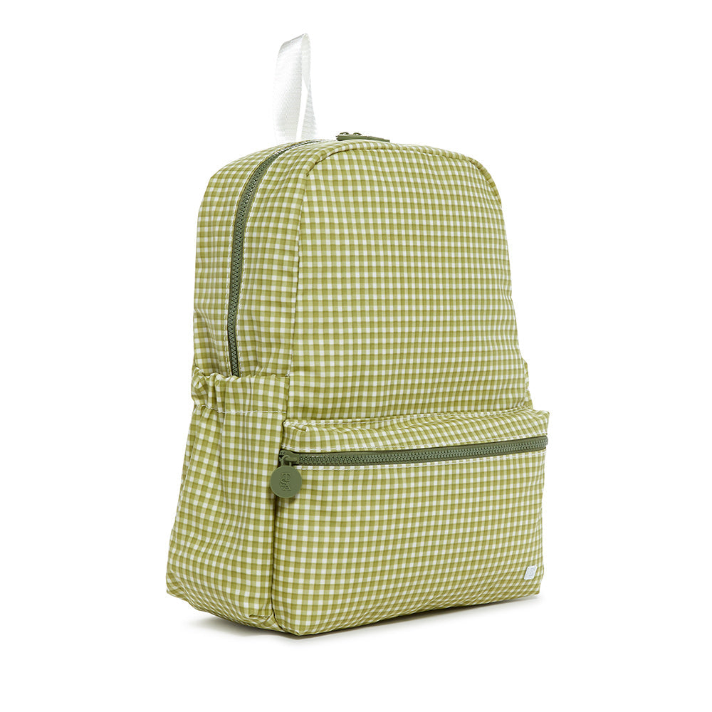 TRVL GREEN CACTUS RODEO CHECK BACKPACK