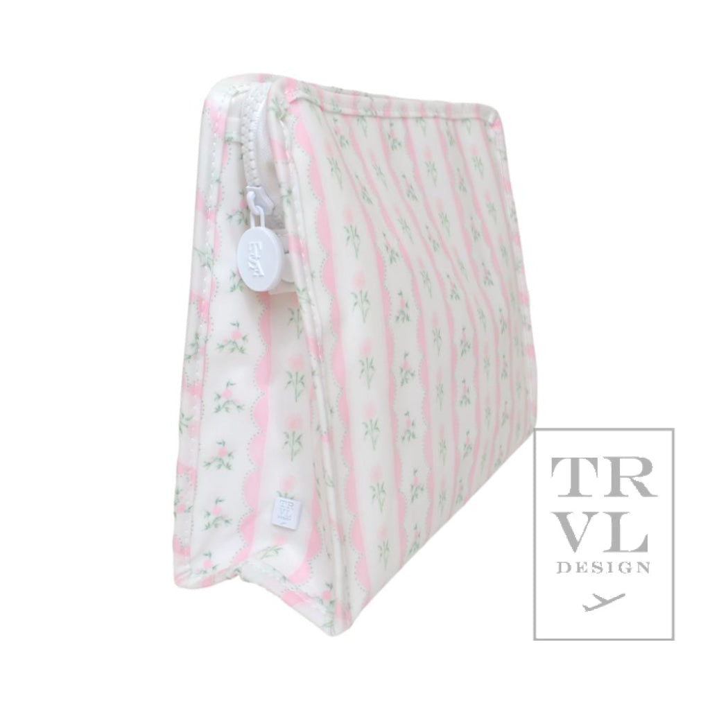 TRVL LARGE PINK RIBBON FLORAL ROADIE