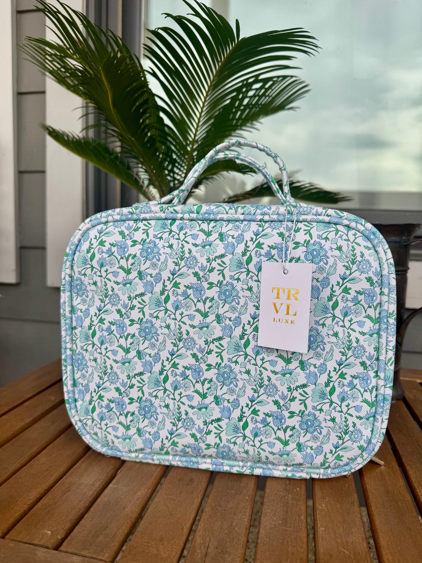 TRVL Hampton Floral Cosmetic Toiletry Case