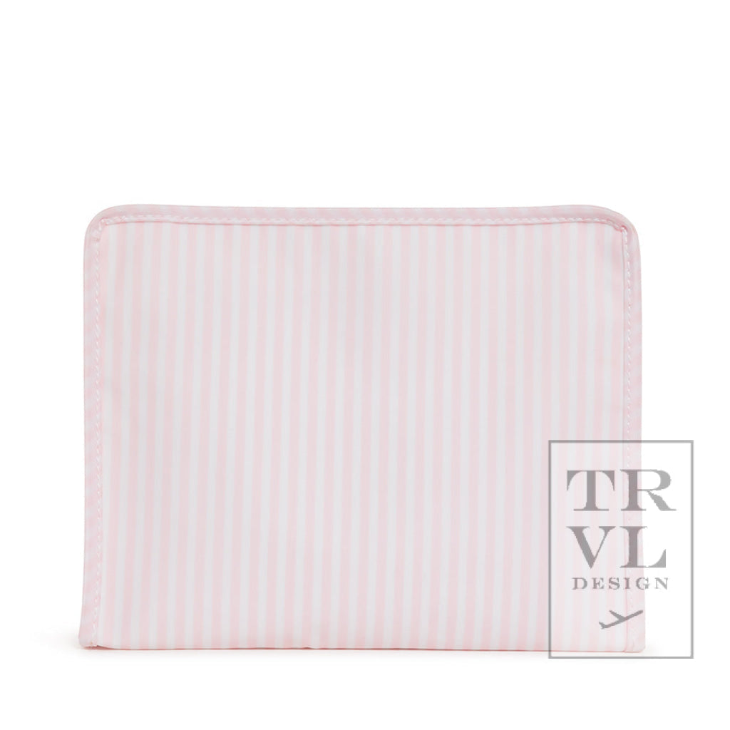 TRVL LARGE PINK STRIPE ROADIE
