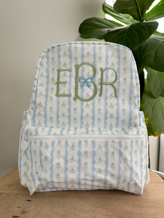 TRVL RIBBON FLORAL BACKPACK