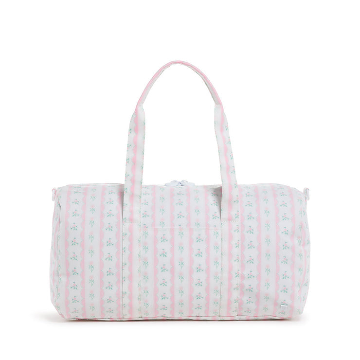 TRVL PINK RIBBON FLORAL WEEKENDER DUFFEL