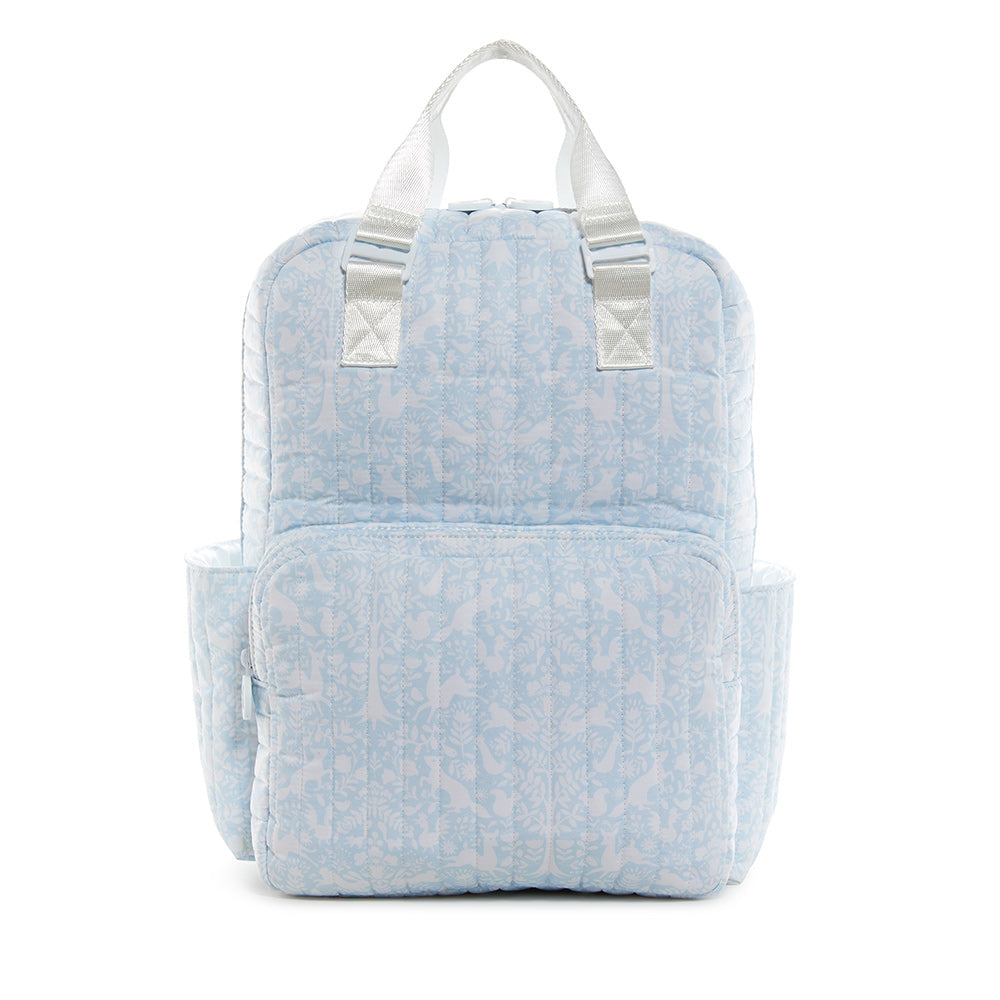 TRVL QUILTED BLUE WOODLAND DIAPER BAG ONLY
