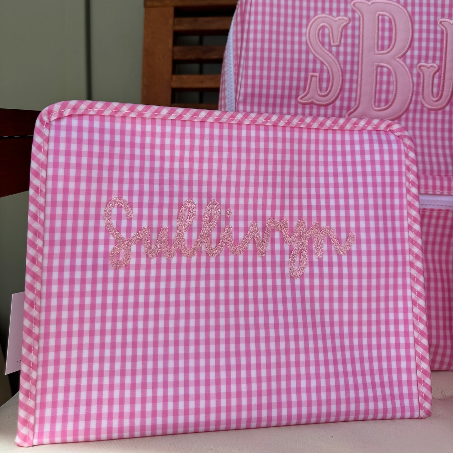 TRVL Pink Gingham Roadies