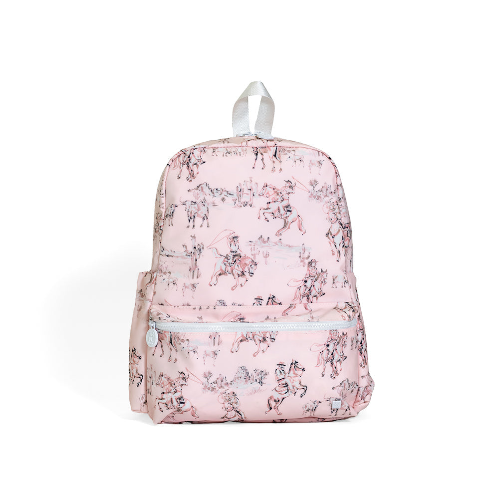 TRVL COWGIRL TOILE BACKPACK