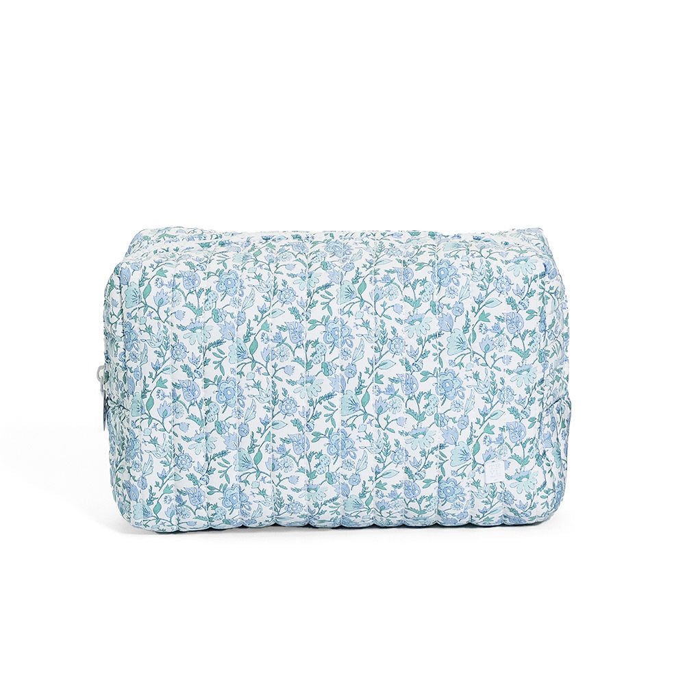 TRVL HAMPTON FLORAL QUILTED DIAPER BAG, CHANGING PAD AND EVERYDAY BAG SET