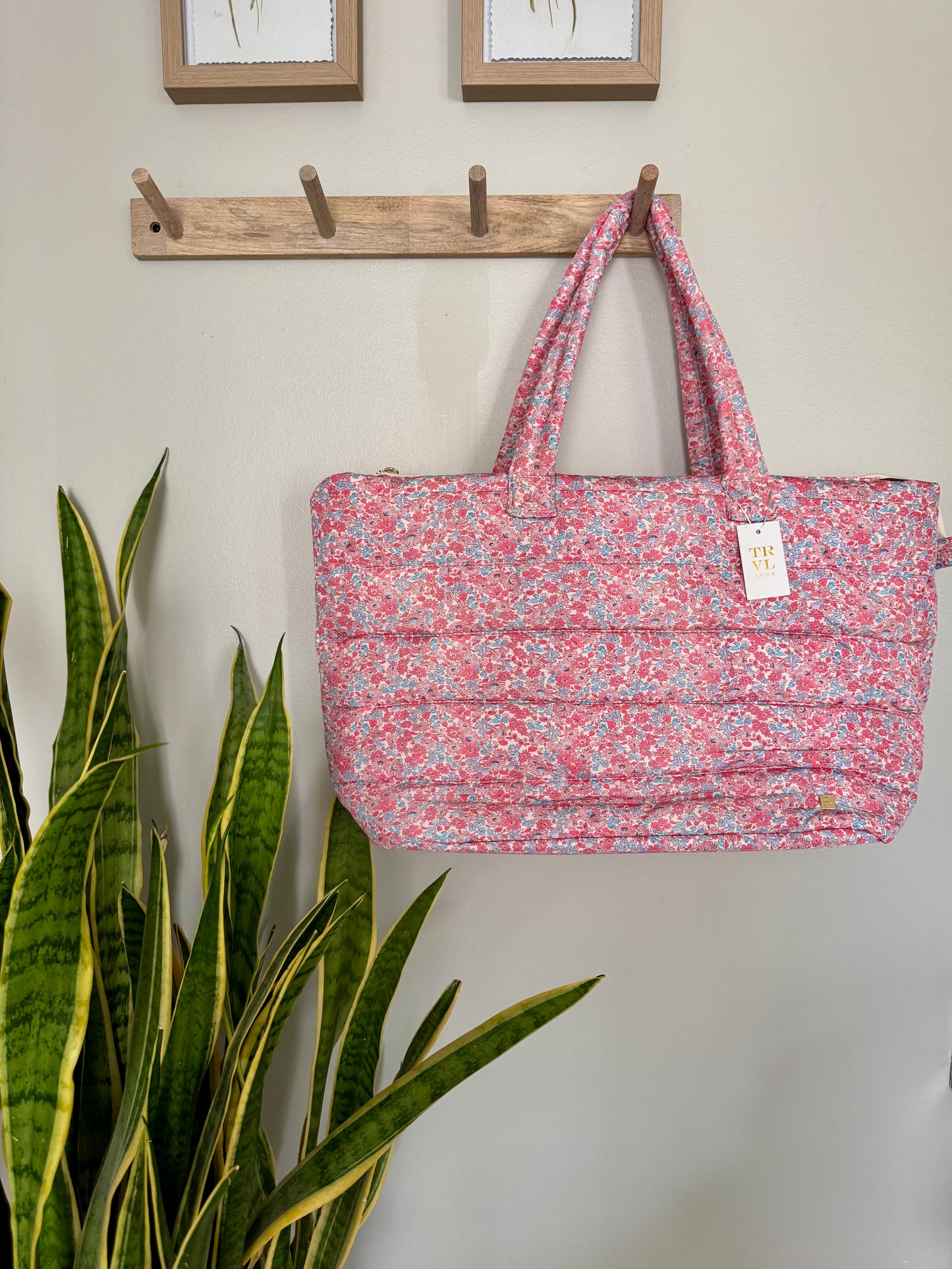 TRVL Quilted Puffer Jumbo Tote Bag