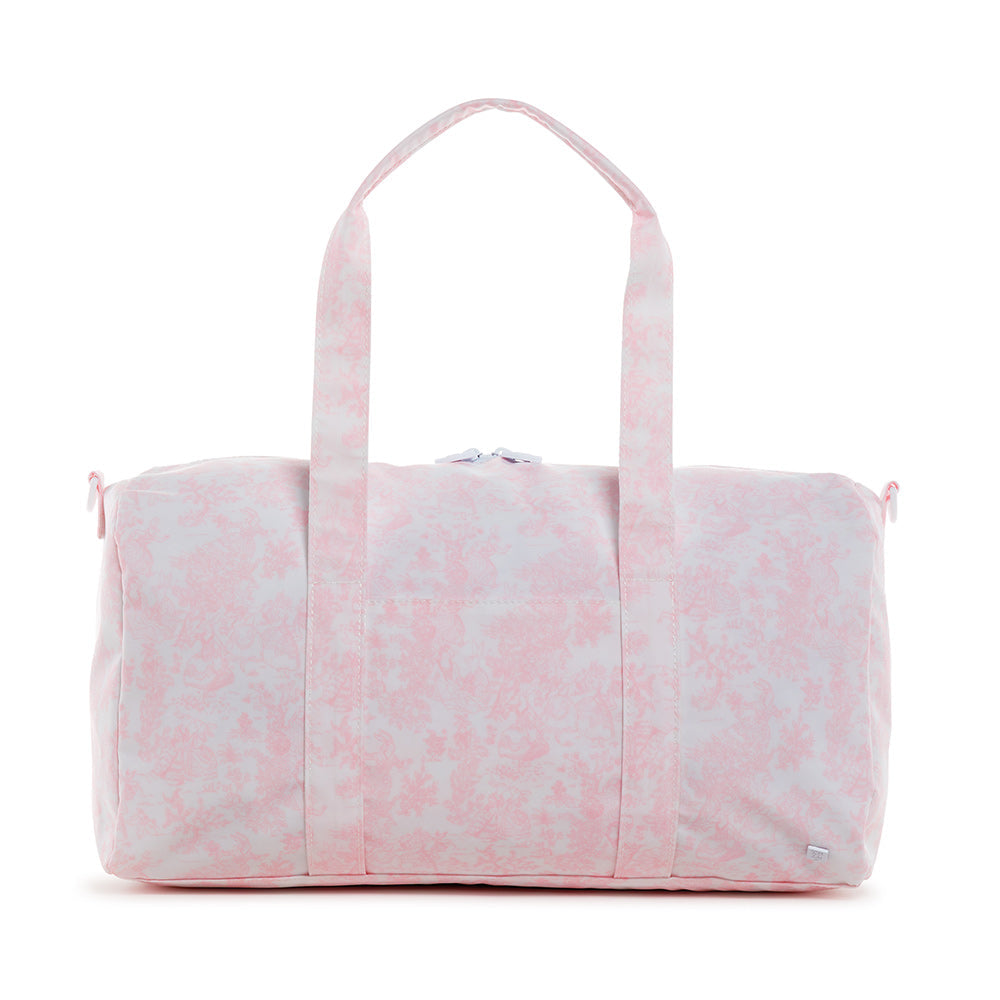 TRVL PINK BUNNY TOILE WEEKENDER DUFFEL