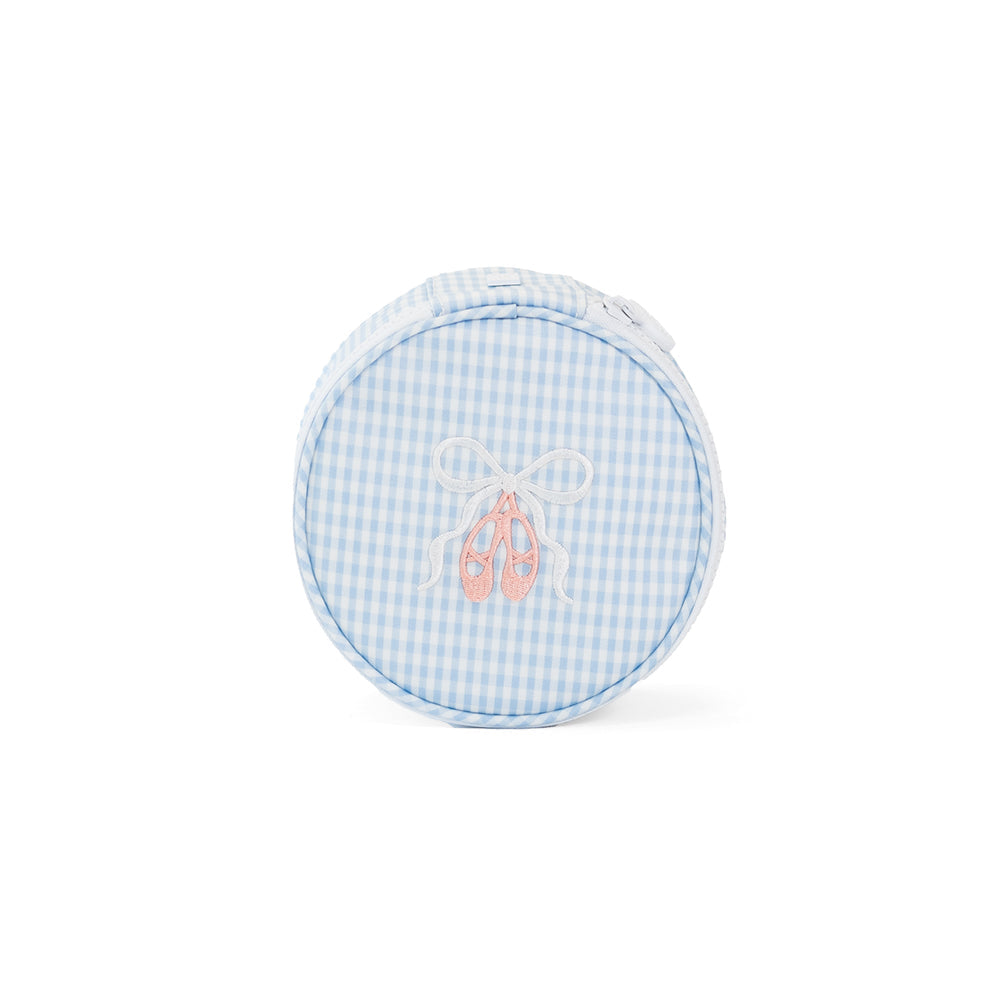 TRVL ROUND CASE BALLET BLUE MIST