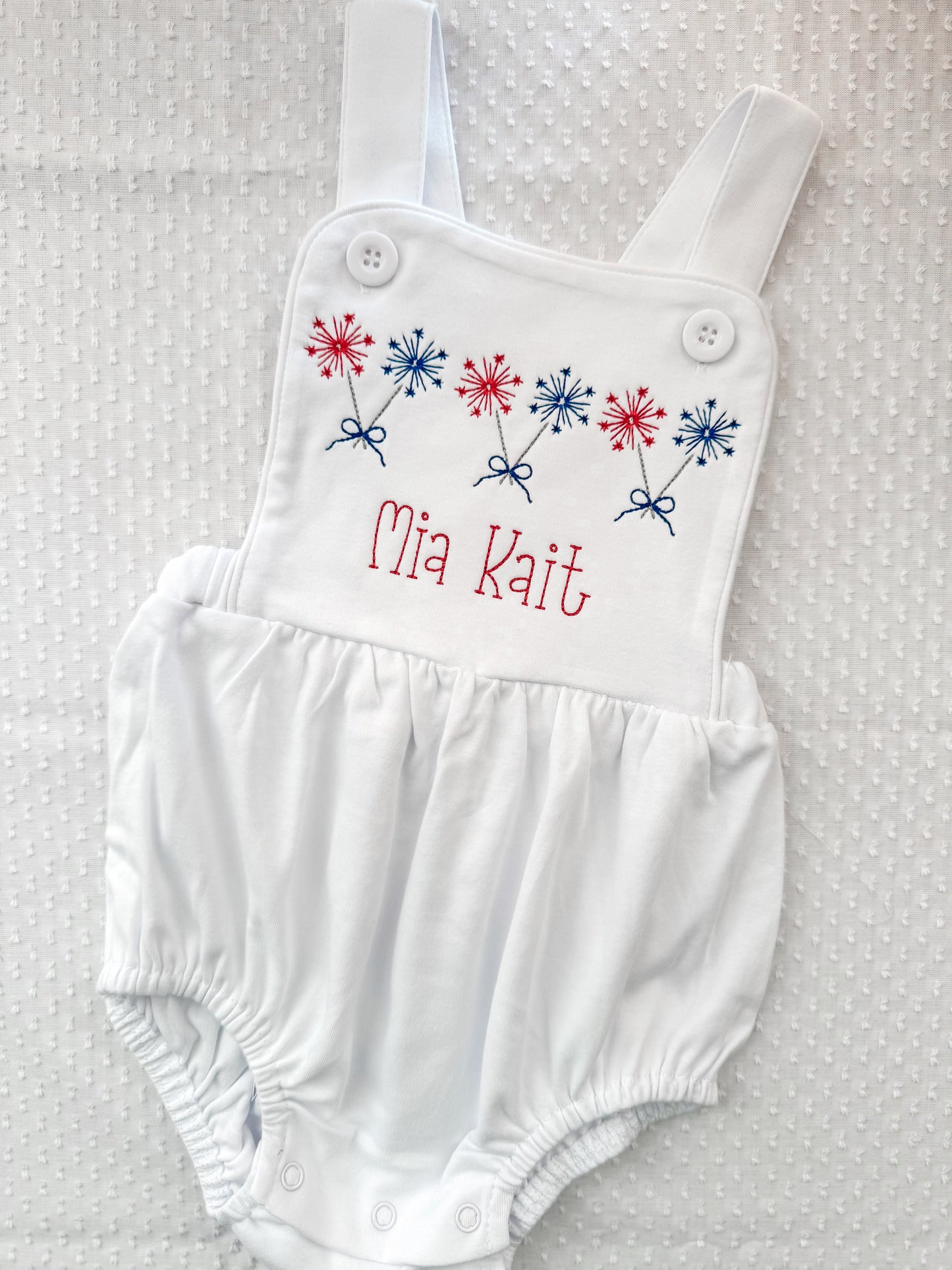 Embroidery Fireworks Bubble & Tees