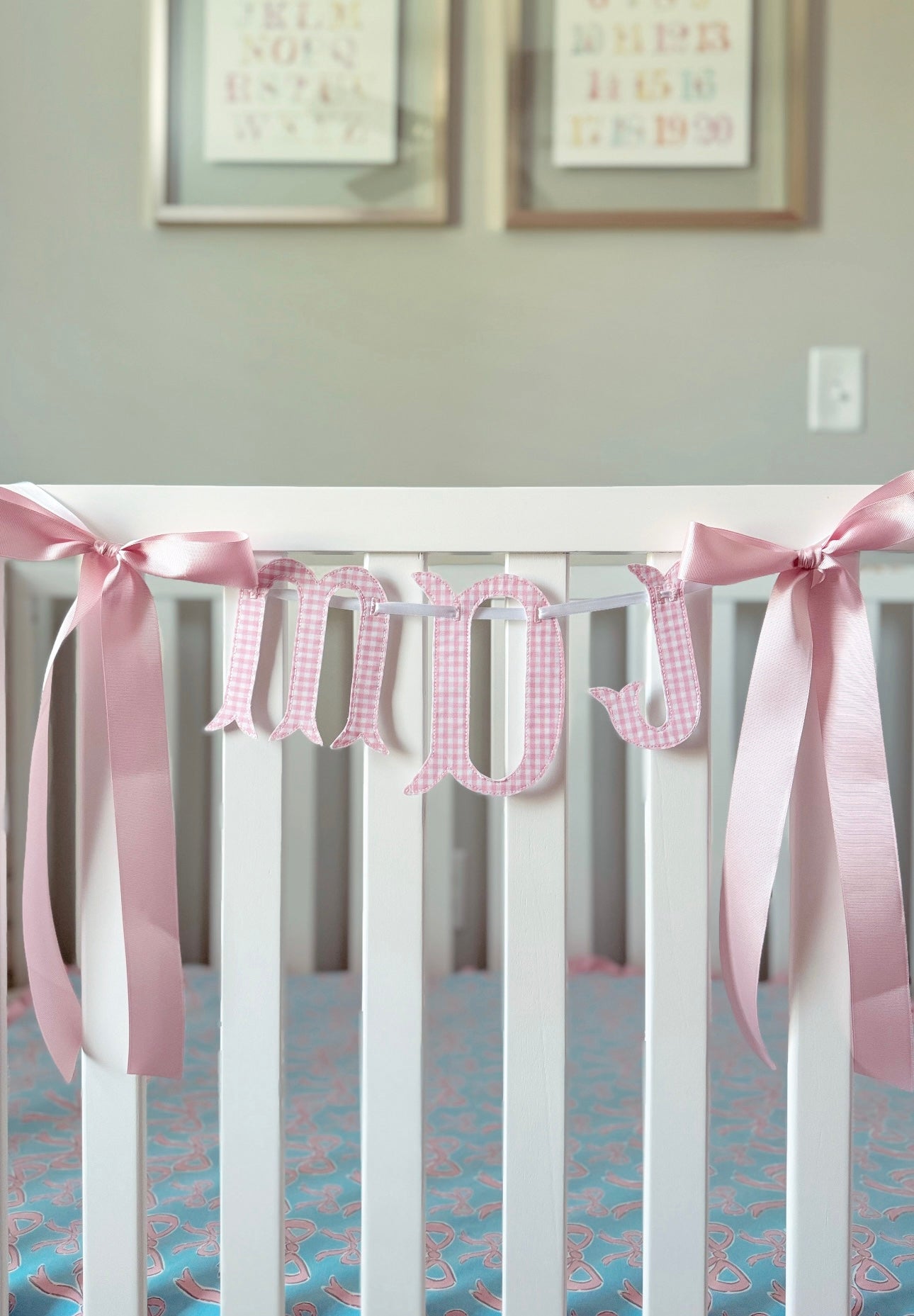 Embroidered Baby Fishtail Initials