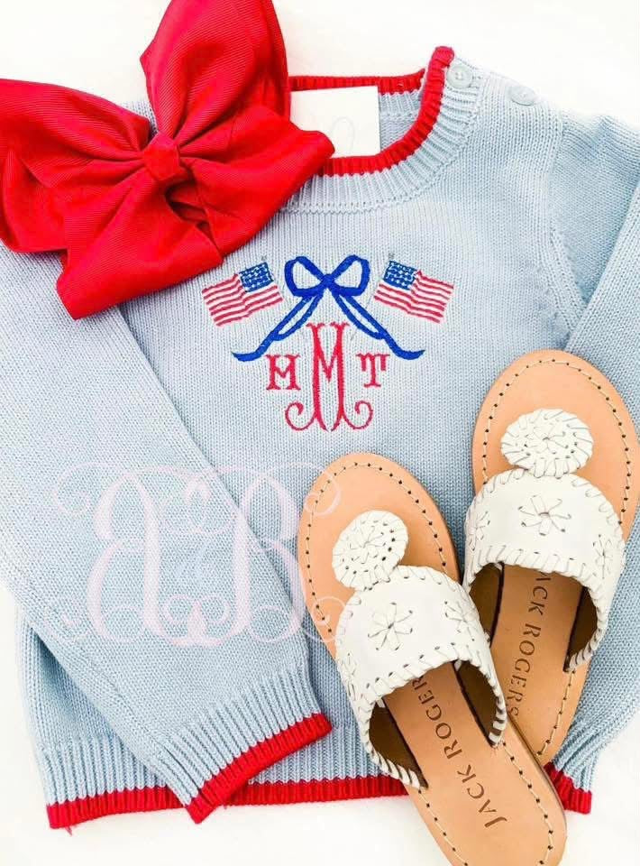 Blue & Red Sweater PREORDER