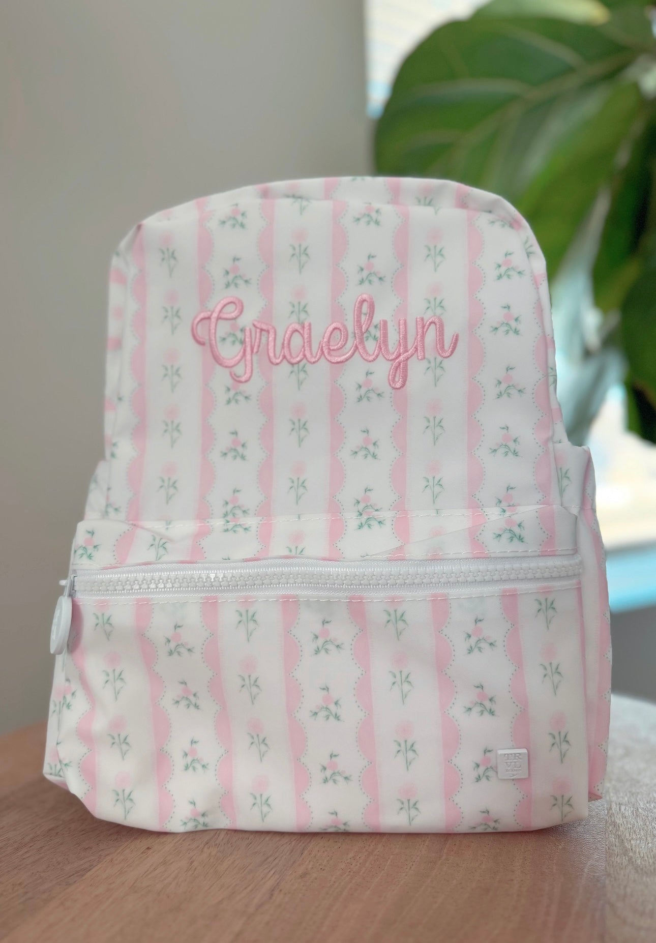 TRVL PINK RIBBON FLORAL MINI BACKPACK