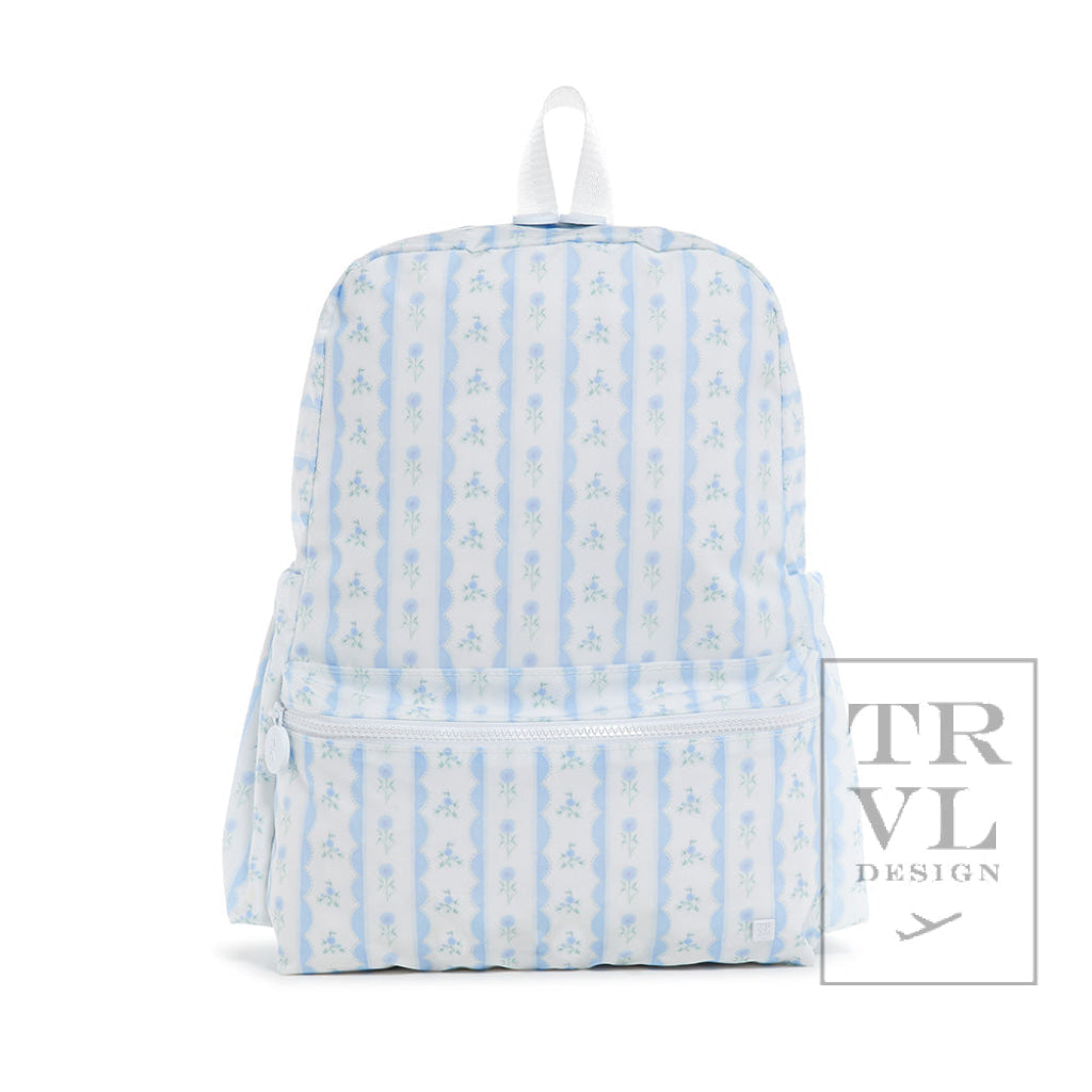 TRVL BLUE RIBBON FLORAL BACKPACK