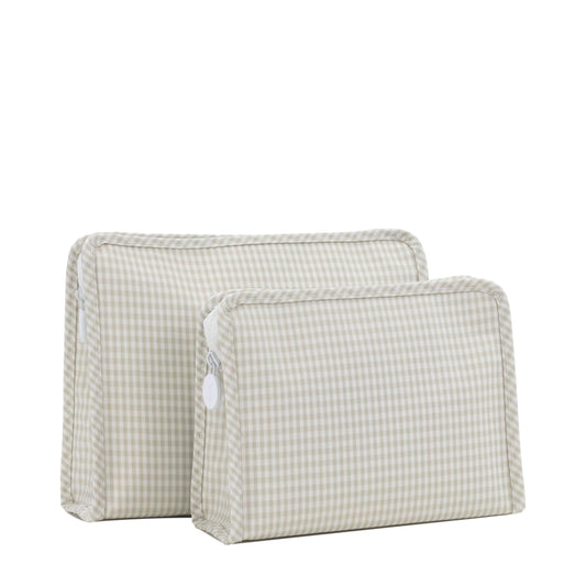 TRVL Pearl Grey Gingham Roadies