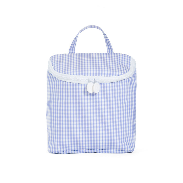TRVL LILAC GINGHAM LUNCHBOX
