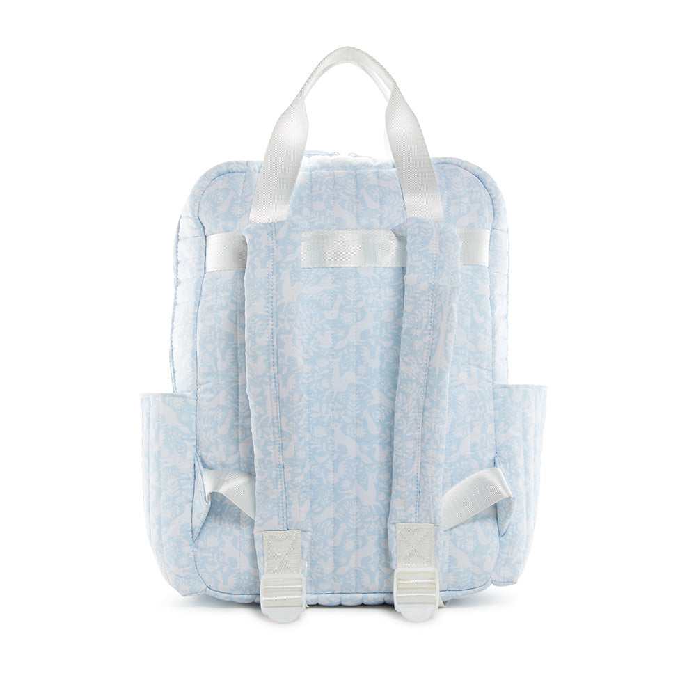 TRVL QUILTED BLUE WOODLAND DIAPER BAG ONLY