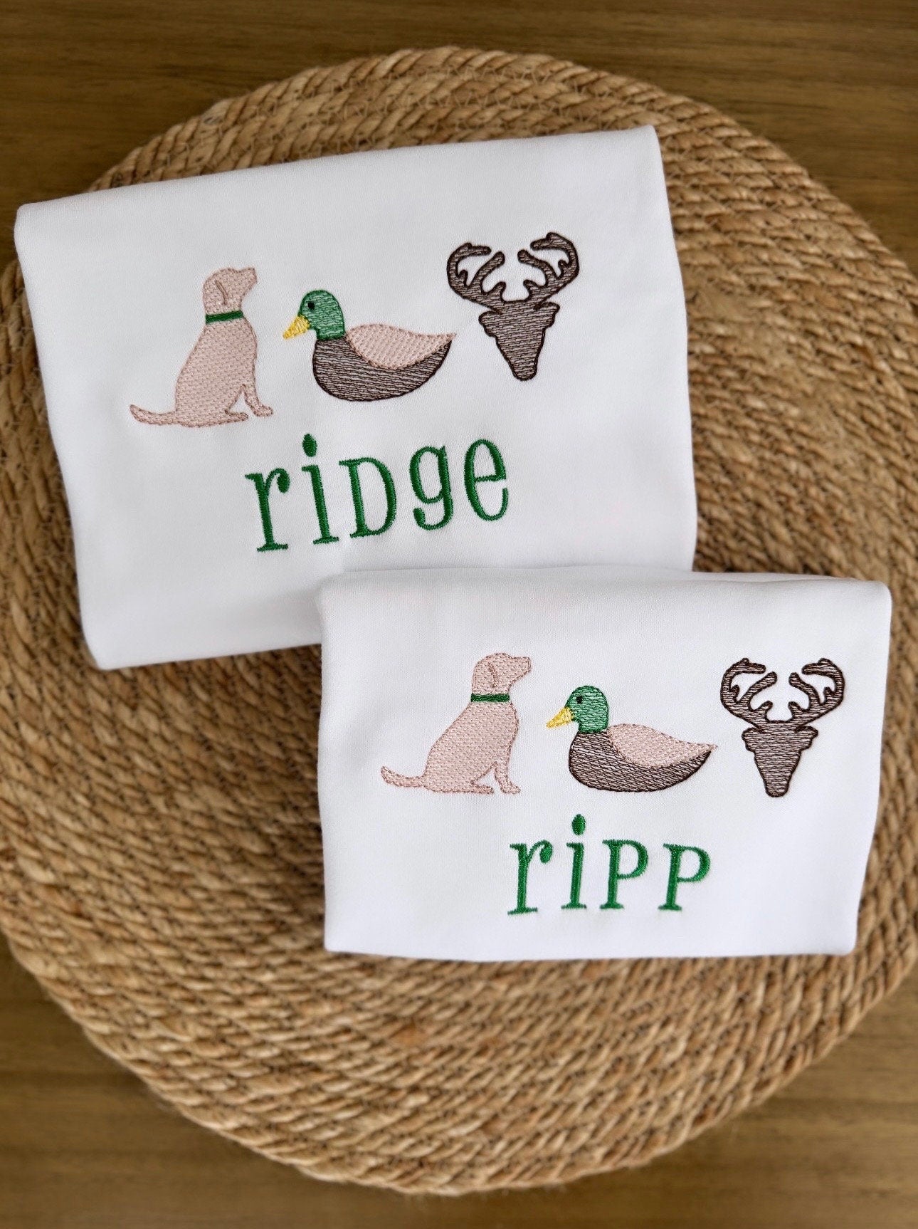 Embroidered Hunting Trio Shirt