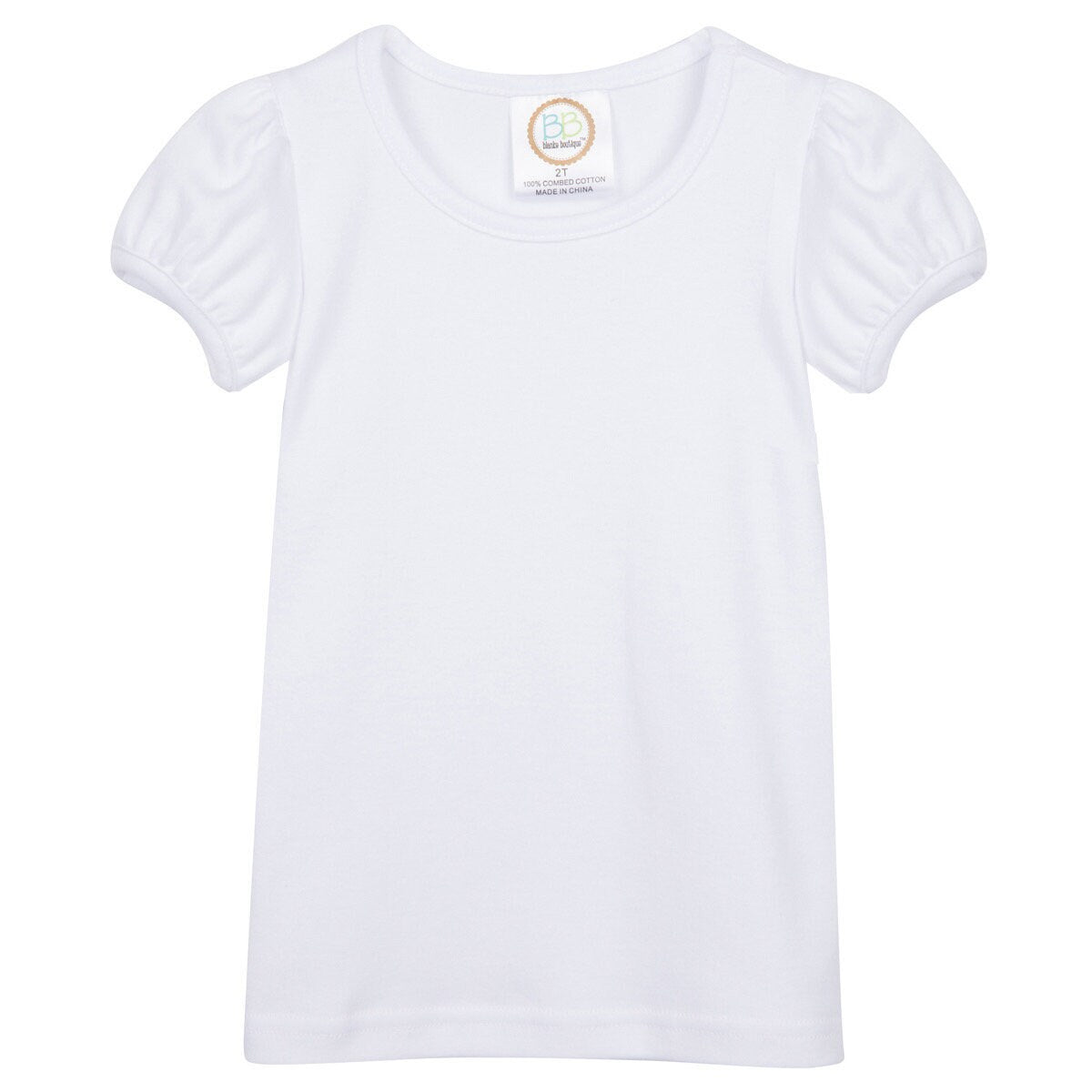 Embroidered Appliqué Bow Girls Shirt