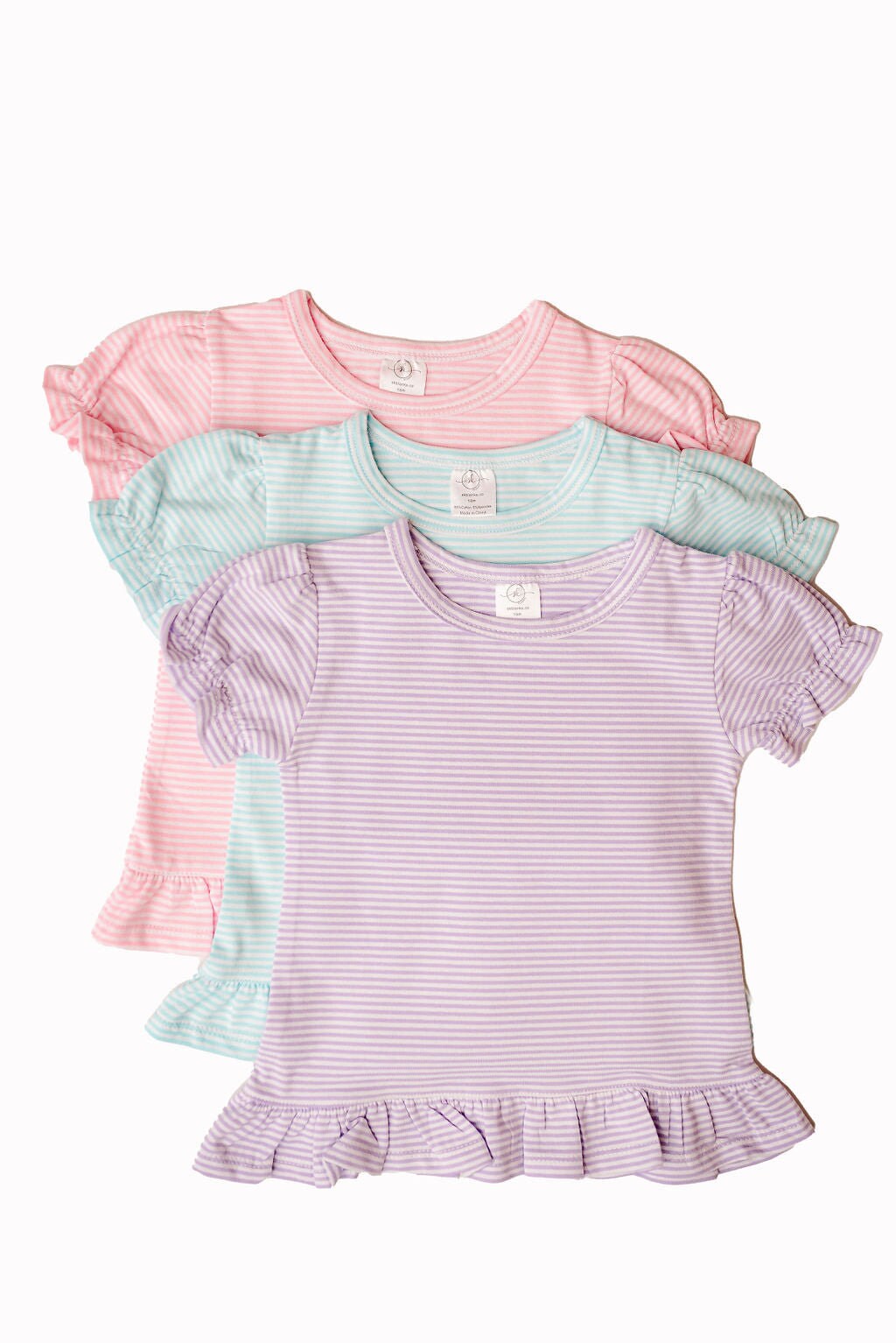 Embroidered Lavender Pink Bows bubble
