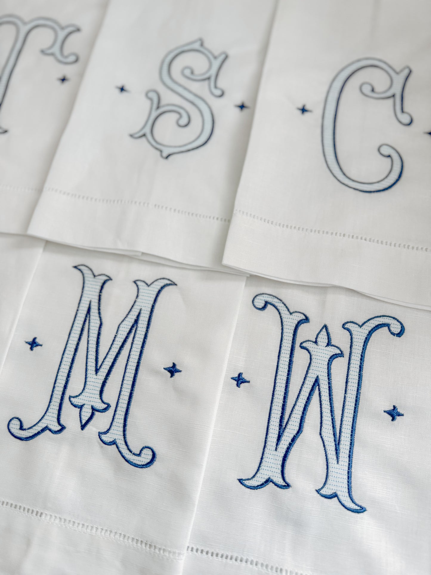 Personalized Initial Tea Towel