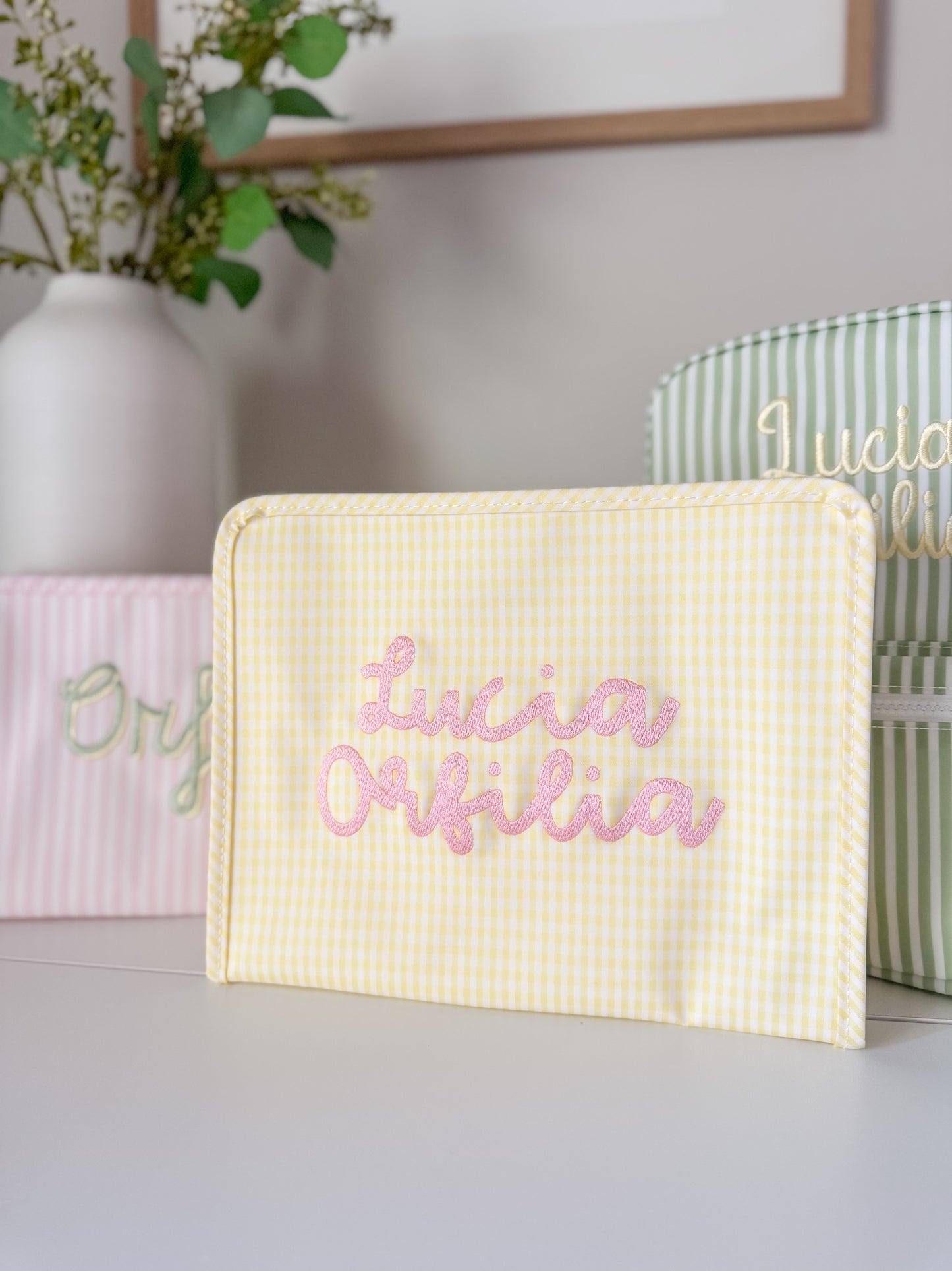 TRVL Buttercup Yellow Gingham Roadies