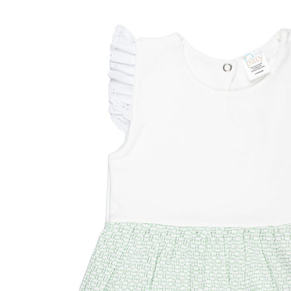 Eyelet Trim Toddler Dress