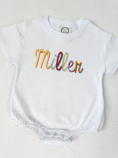 Embroidered T-Shirt Bubble