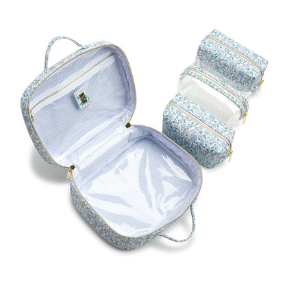 TRVL Hampton Floral Cosmetic Toiletry Case