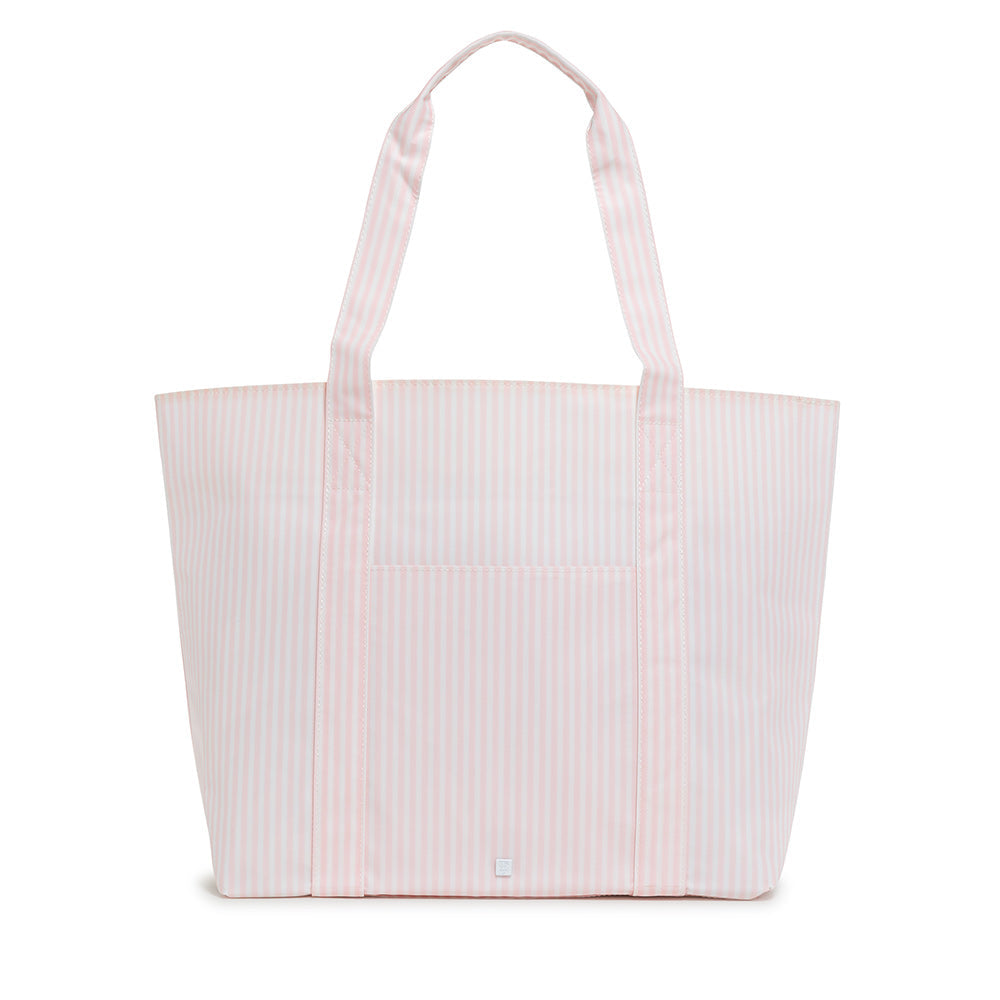 TRVL PINK PIMLICO STRIPE JUMBO TOTE
